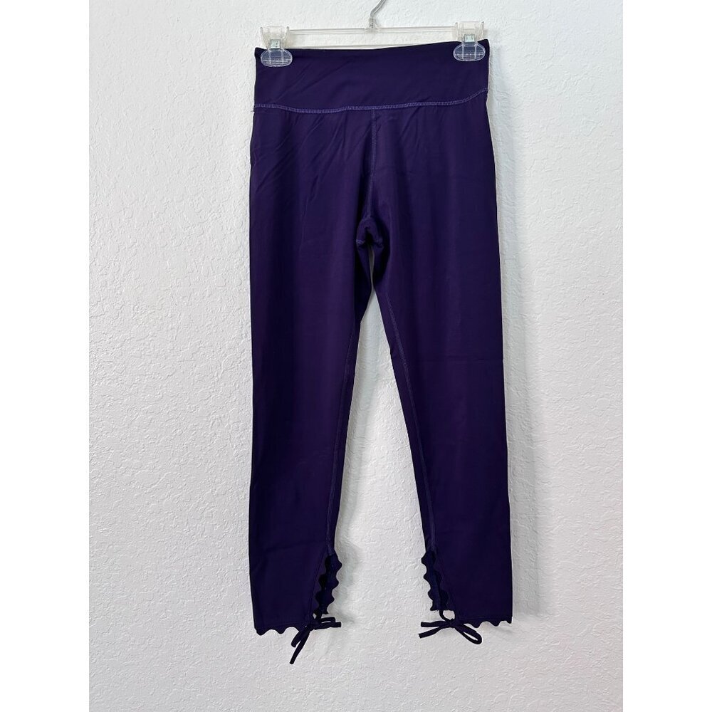 Carbon 38 x CHILL BY WILL Women's‎ Size 1 Scalloped Trim Eggplant Leggings